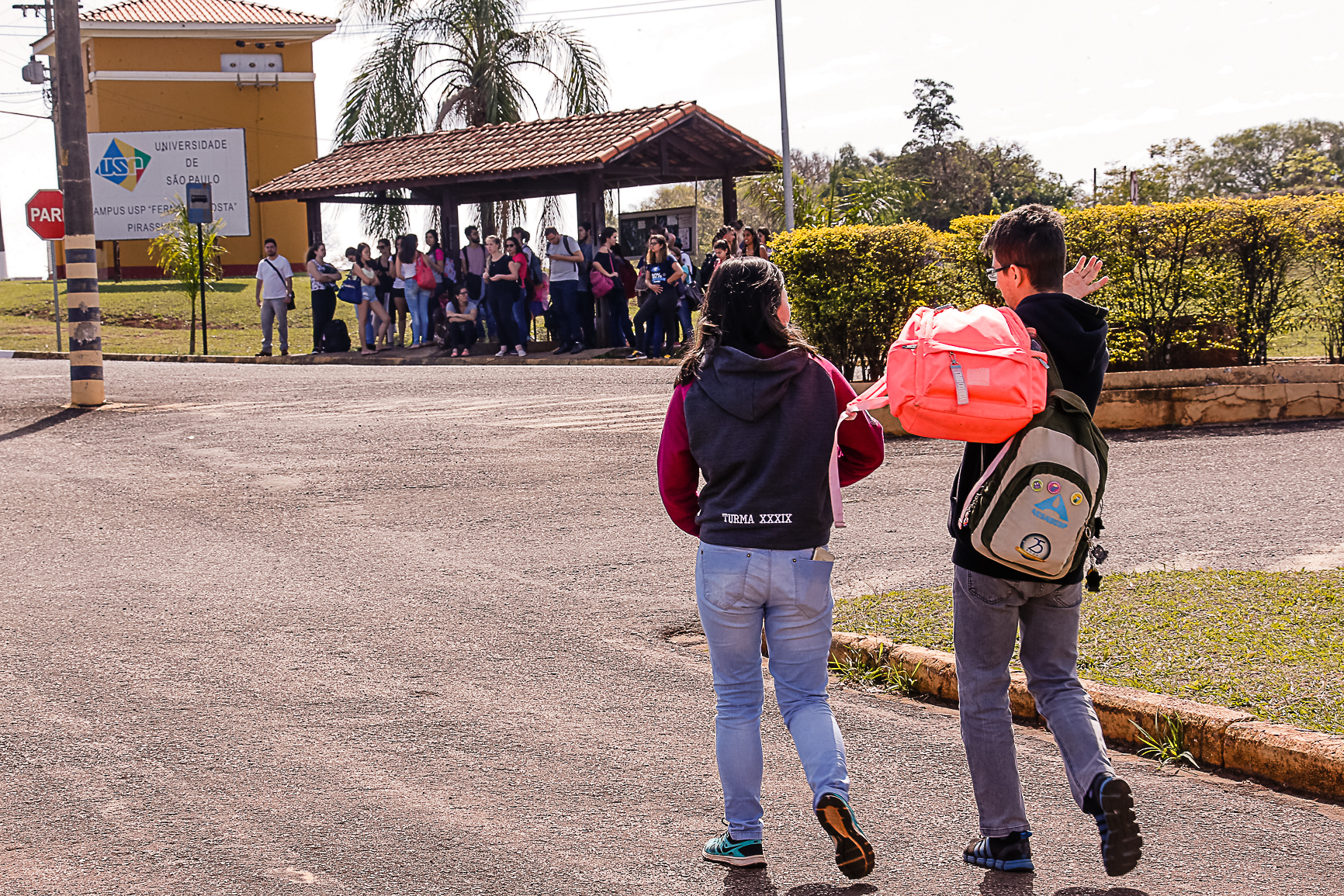 Alunos do campus de Pirassununga. Foto: Cecília Bastos/USP Imagem