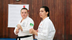 Curso de Karate - modalidade feminina no CEPEUSP. Professora: Bruna Alves de Queiroga. Foto: Cecília Bastos/USP Imagens