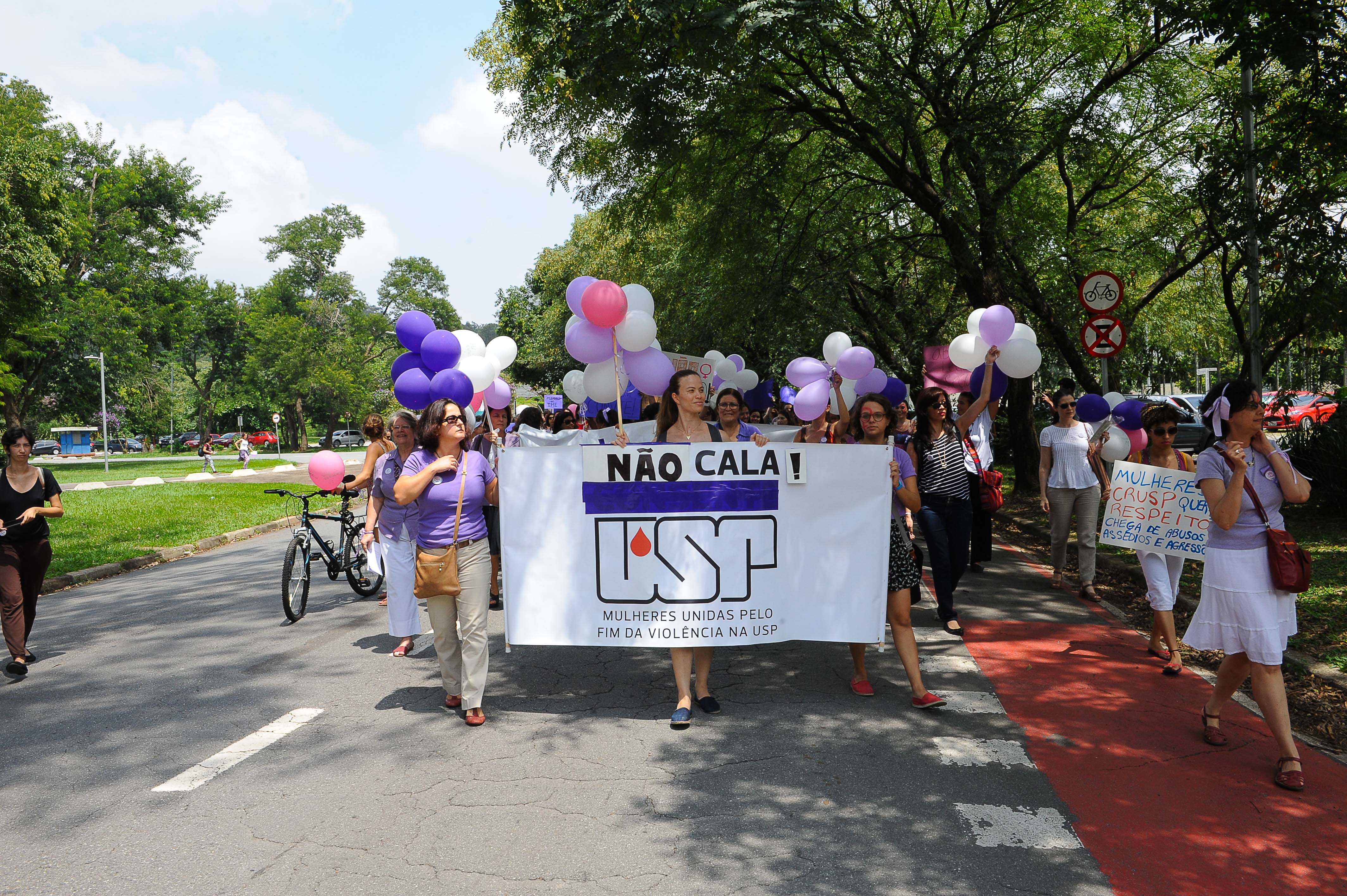 Mulheres Unidas Pelo Fim Da Violência Na Usp Foto Marcos Santosjornal Da Usp Usp Imagens 7176