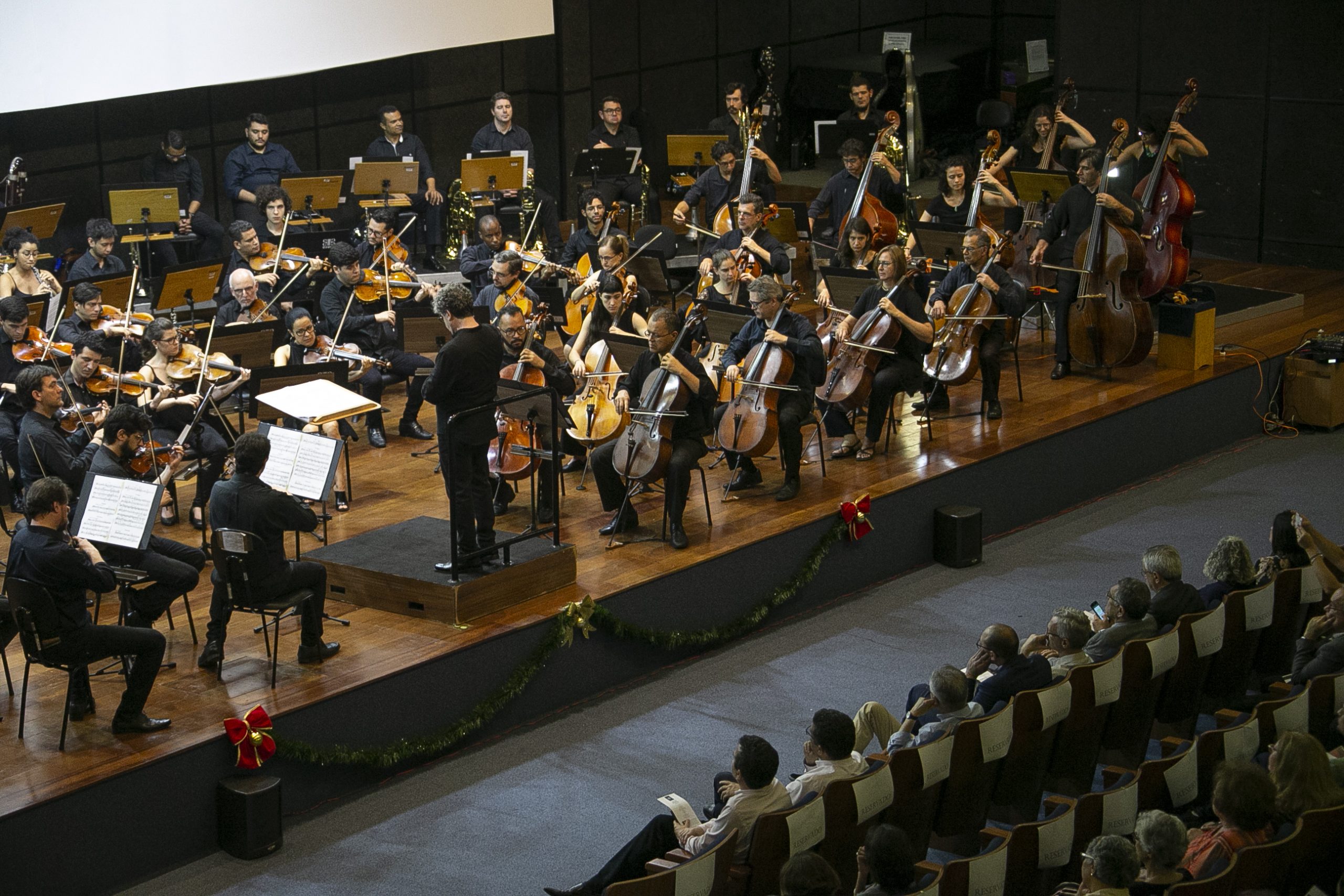 Concerto de Natal da Reitoria. Orquestra Sinfônica da USP (OSUSP). 2019/12/13 Foto: Marcos Santos/USP Imagens