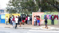 Alunos do ensino fundamental da escola Municipal Jardim da Conquista do bairro de Perus, São Paulo/SP. foto Cecília Bastos/USP Imagem